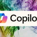 Microsoft's modern infinity logo depicting their Artificial Intelligence tool, Copilot