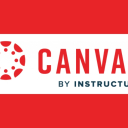 Canvas by Instructure red and white