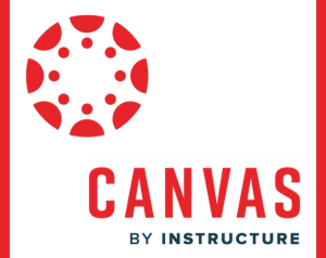 Canvas by Instructure, App State's New LMS, circular bright red and white logo